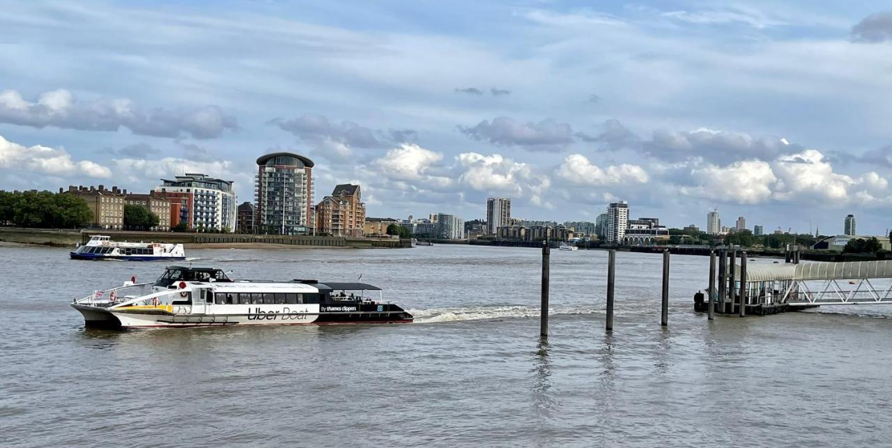 Stunning Massive Bedroom +Direct Thames River View London Luaran gambar